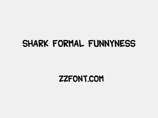 Shark Formal Funnyness