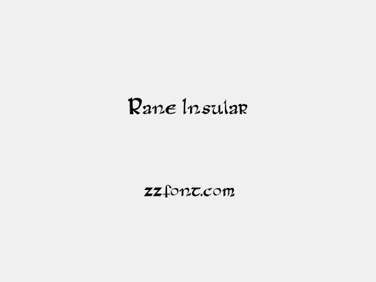 Rane Insular