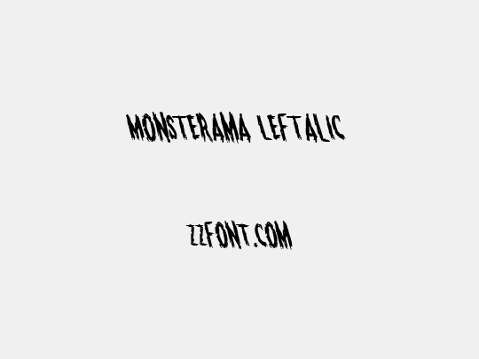 Monsterama Leftalic