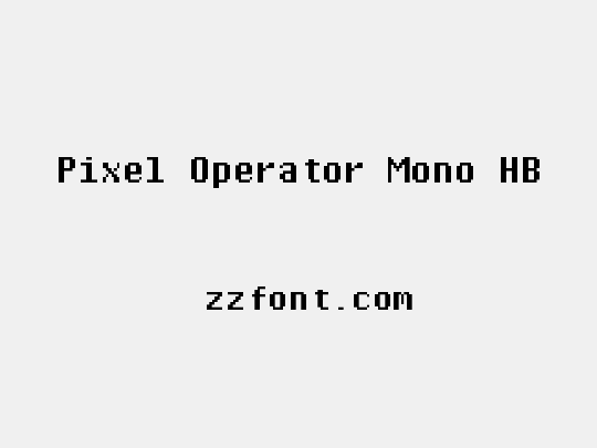Pixel Operator Mono HB