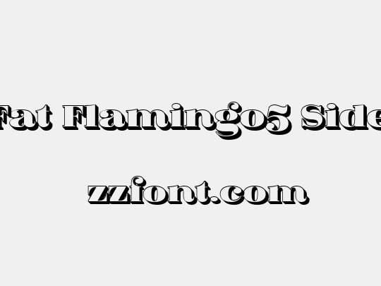 Fat Flamingo5 Side