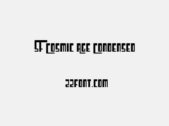SF Cosmic Age Condensed