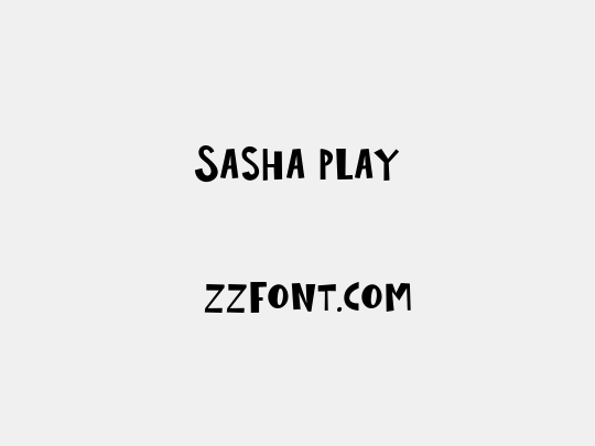 Sasha Play