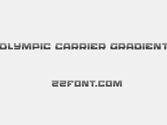 Olympic Carrier Gradient