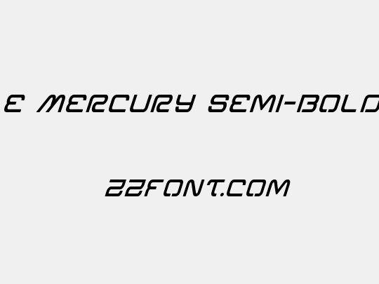 Miracle Mercury Semi-Bold Italic