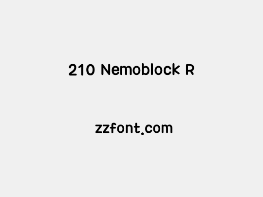 210 Nemoblock R
