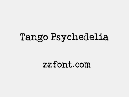 Tango Psychedelia