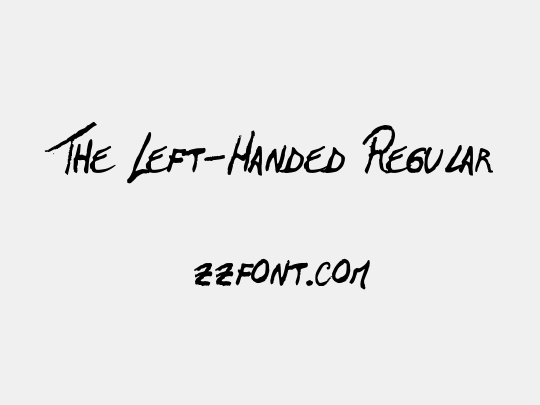 The Left-Handed Regular