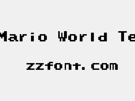 Super Mario World Text Box