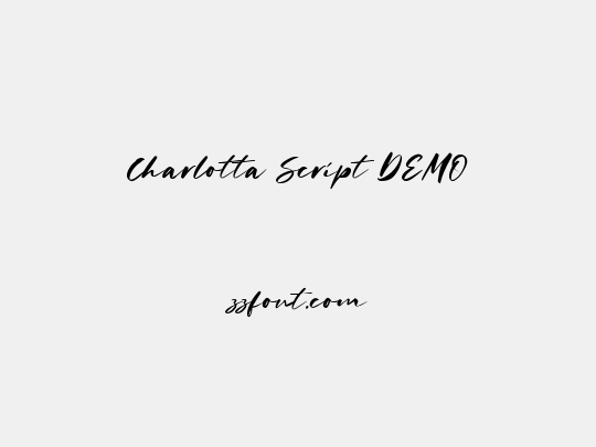 Charlotta Script DEMO