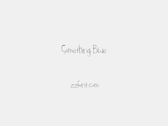 Something Blue