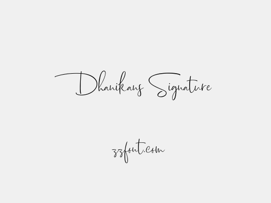 Dhanikans Signature 2