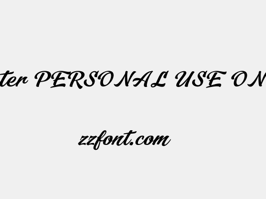 Lyster PERSONAL USE ONLY