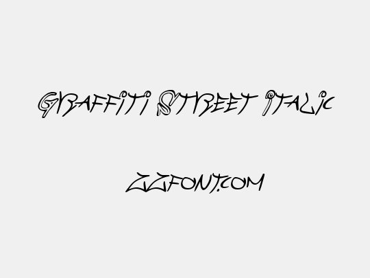 Graffiti Street Italic