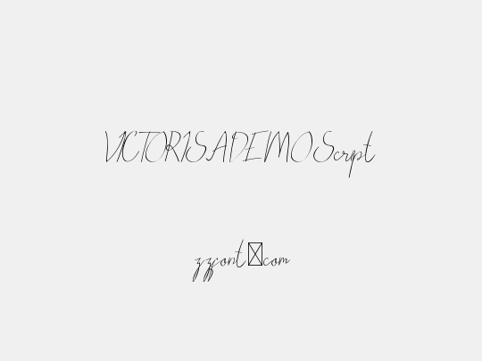 VICTORISA DEMO Script