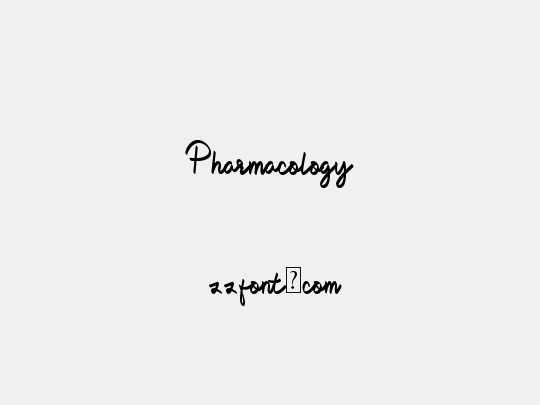 Pharmacology