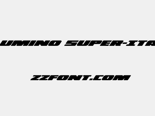 Illumino Super-Italic