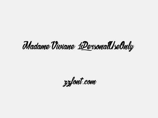 Madame Viviane 1_PersonalUseOnly