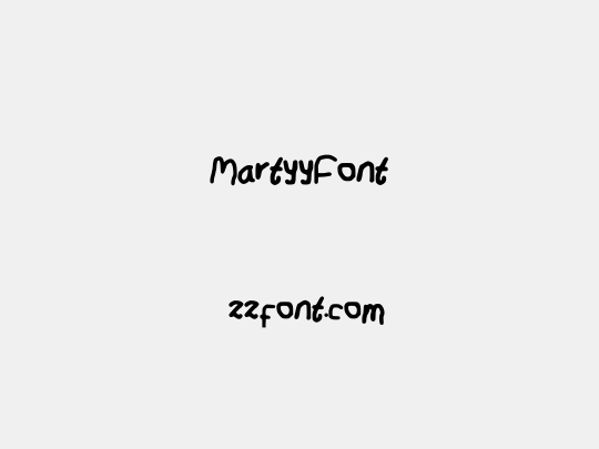 MartyyFont