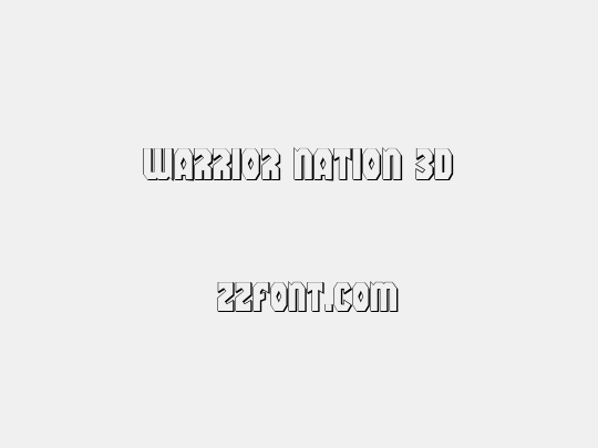 Warrior Nation 3D