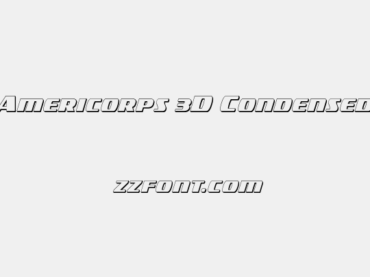 Americorps 3D Condensed