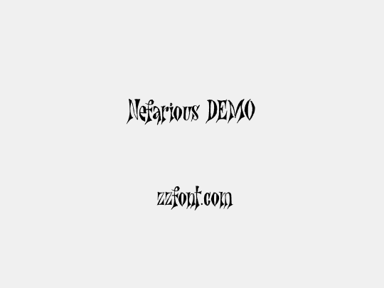 Nefarious DEMO