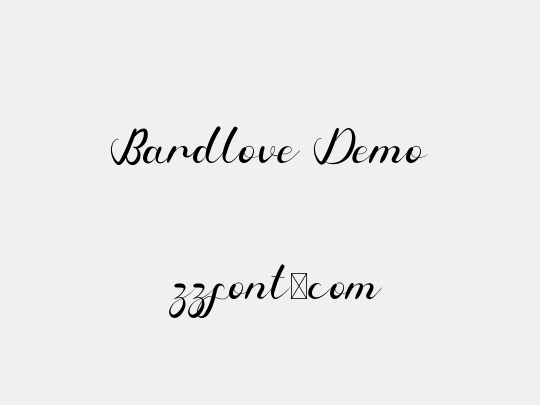 Bardlove Demo
