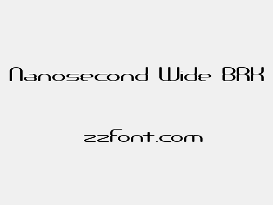 Nanosecond Wide BRK