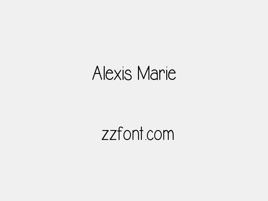 Alexis Marie