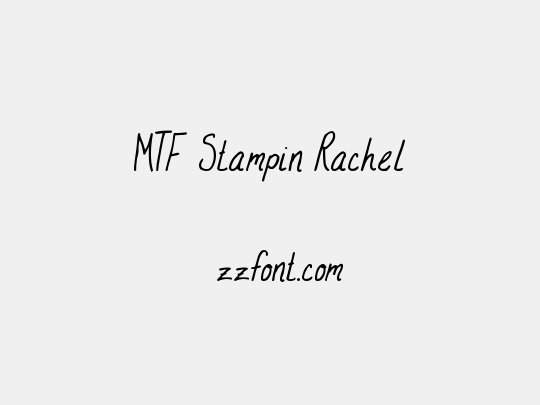 MTF Stampin Rachel
