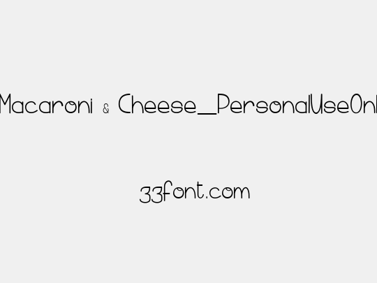Macaroni & Cheese_PersonalUseOnly