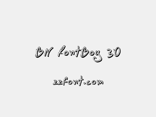 BN FontBoy 3D