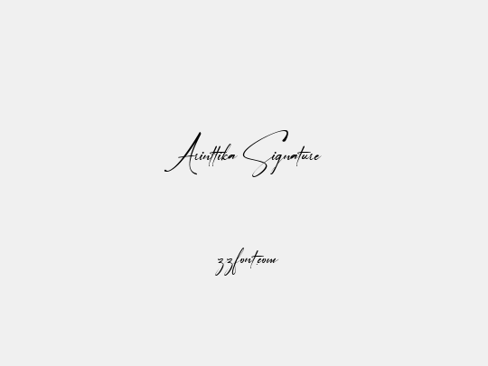 Arinttika Signature