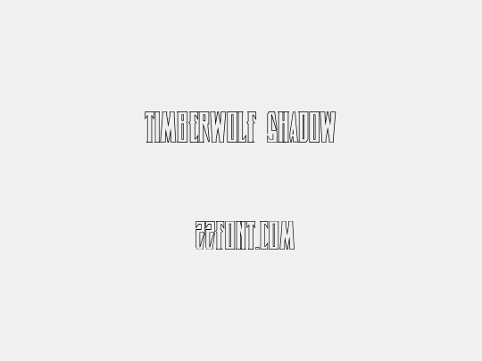 Timberwolf Shadow