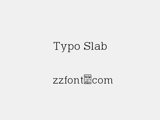 Typo Slab