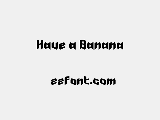 Have a Banana