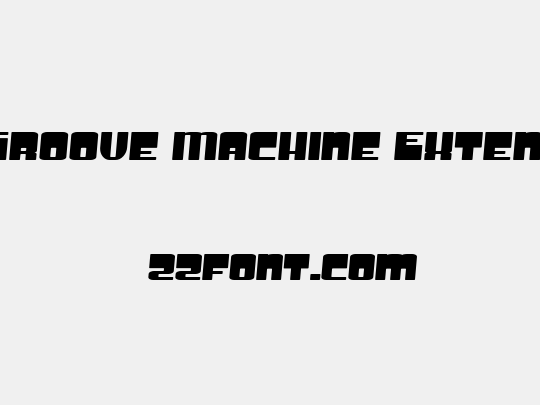 SF Groove Machine Extended