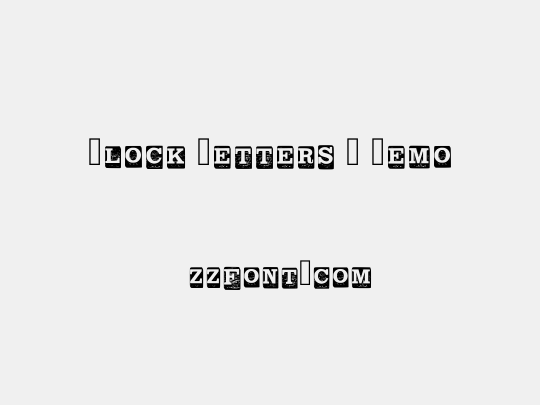 Block Letters _ Demo