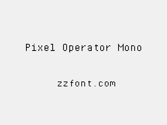 Pixel Operator Mono