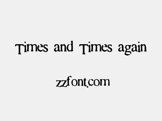 Times and Times again