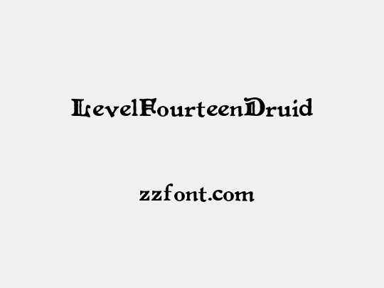 LevelFourteenDruid