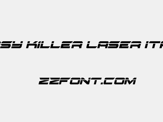 Gypsy Killer Laser Italic