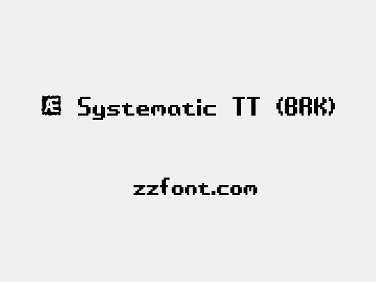 ∆ Systematic TT (BRK)