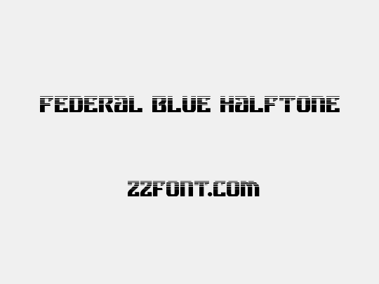 Federal Blue Halftone
