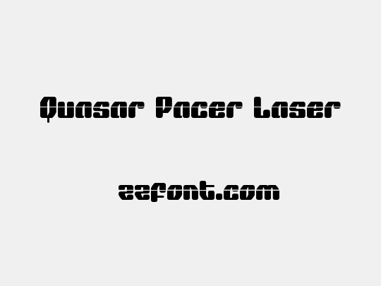 Quasar Pacer Laser