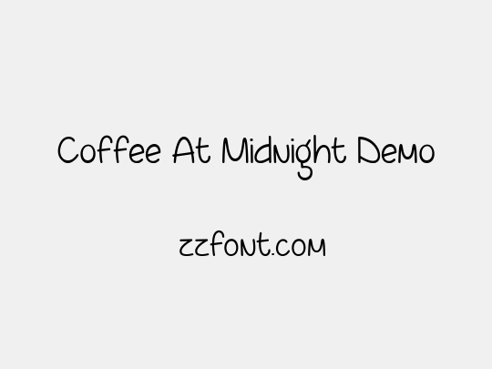 Coffee At Midnight Demo