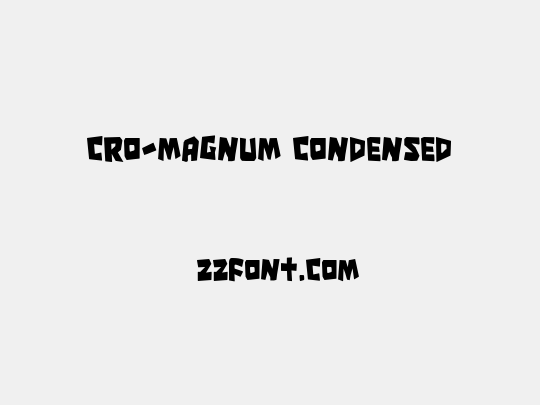 Cro-Magnum Condensed