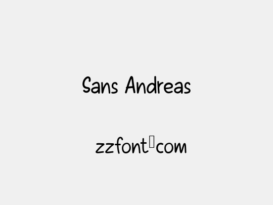 Sans Andreas