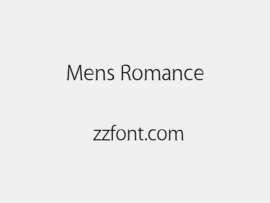 Mens Romance