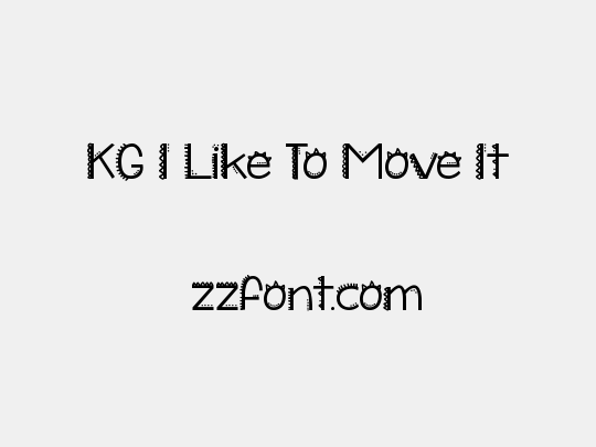 KG I Like To Move It